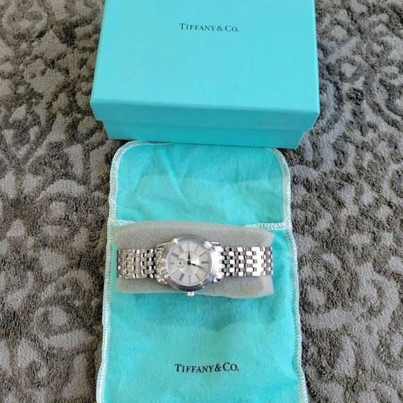 Tiffany & Co Sterling Stainless Steel Resonator Round Watch-Woman’s main image 10